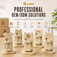 Boîte commémorative artisanale en bois de hêtre massif pour poils de chat, aimant de réfrigérateur, décoration souvenir pour animaux de compagnie