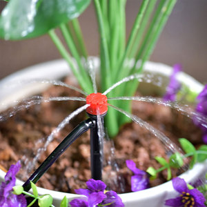 Estaca de Riego por Goteo Ajustable con Control de Flujo, Estaca Emisora de Microtubo Resistente a los Rayos UV de 13.5 cm para Invernadero y Jardín - Product Image 6