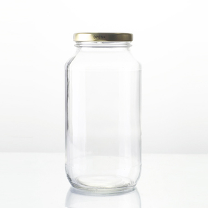 375ml 750ml 1000ml 12oz 25oz 32oz Packaging <b>Pickle</b> Sauce Glass Round Food Wide Mouth <b>Jar</b> With Lug Metal Lid - Product Image 2