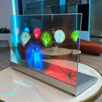 Écran OLED transparent de luxe de 30 pouces 1366*768, affichage publicitaire commercial OLED, écran tactile interactif, service OEM ODM
