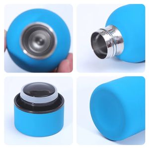 Gobelet isotherme en acier inoxydable à double paroi avec logo personnalisé, petite ouverture, peinture en caoutchouc souple, anti-fuite, 6 à 12 heures - Product Image 4