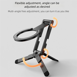 Trépied magnétique de poche ultra-fin multi-8 mm pour téléphone |    Support pliable magnétique |   Ajustement magnétique créatif à double face pour une extension flexible - Product Image 5