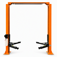 Elevador de vehículos de dos postes tipo pórtico de 4.0 toneladas con interruptor de límite superior, doble desbloqueo hidráulico LZS 4.0 LM1 para reparación automotriz