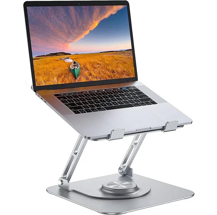 Großhandel Winkel verstellbar Laptop Tisch Stand Schreibtisch Faltbare Betta blage Notebook Riser Mit Cup Slot