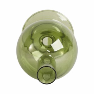 Portacandele in vetro a forma di globo verde per centrotavola decorativo - Product Image 4