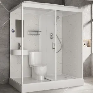 Luxury Shandong Prefab Bathroom Unit Modular Prefab Bathroom Unit Shower Pod Prefab Bathroom Unit