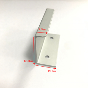 Natural Aluminum Furniture Cabinet Cabinet <strong>Door</strong> Hidden Aluminum Alloy Edge <strong>Finger</strong> Pull Hand - Product Image 3