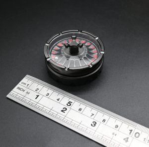 Dado D20 de metal estilo <span class=keywords><strong>casino</strong></span> con personalidad, para DND, con punto negro giratorio, con caja de papel para dados, para juegos de mesa, al por mayor - Product Image 6