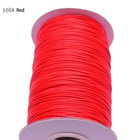 Herstellerangebot: Farbige 2,5mm Runde Polyester Glänzende Dünne Gewachste Kordel auf Rolle für Armbänder und Halsketten YRL01