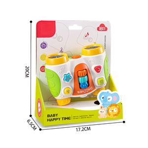 QS haute qualité bébé enfants éducatif Instrument de musique jeu jouets en plastique apprentissage précoce télescope jouets avec musique lumière - Product Image 5