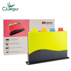 PP Chopping Board Plastic 4pcs Cutting Board Set Flexible Food Grade Chopping Blocks For Wholesale