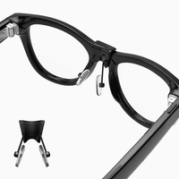 Coussinets de nez en silicone pour Meta Ray-Ban Wayfarer Headliner, antidérapants, souples, pour pont de nez, accessoires pour lunettes intelligentes