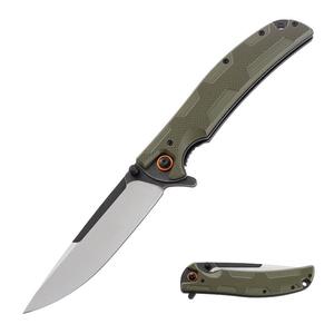 Cuchillo plegable con sistema de hoja fija Premium, mango de nailon para caza, supervivencia al aire libre, cuchillo de Camping personalizable para exteriores