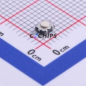 TS-3027-C Tactile Switch SMD Switch Single Pole Single Throw Round Button 2.6N Vertical Mount - Product Image 1