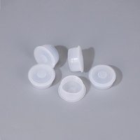 Bouchon rond en plastique pour bouteille, composant de fermeture pour emballages cosmétiques et de soins personnels