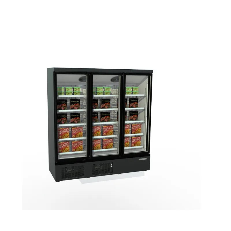 에너지 절약 상업용 원격 냉장고 쇼케이스 냉동고 디스플레이 냉장고 슈퍼마켓