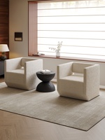 Fauteuil barillet moderne et élégant en tissu rembourré avec rembourrage en éponge, inclinable et convertible en lit, pour salon