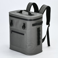 Sac à dos isotherme portable en TPU pour l'extérieur - Sac thermique souple isolé de 20,13 L, écologique, étanche et léger pour canettes alimentaires
