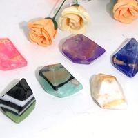 Jabón hecho a mano de barra de cristal suave hidratante natural para piedra preciosa