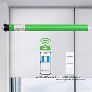 Moteur tubulaire KYOK Tuya WIFI 45mm AC/DC - 3 fils, étanche, télécommande intégrée, fin de course électronique, rebond d'obstacle - Product Image 3