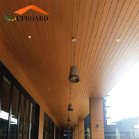 Panneau de plafond extérieur en composite bois-plastique (WPC) imperméable