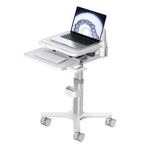 OEM fabbrica diretto di risparmio-spazio Mobile medicale dentale in metallo carrello con Scanner orale vassoio per uso ospedaliero o dentista - Product Image 1