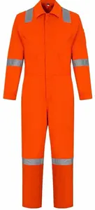 Reflective Men Work Overall 100% Cotton Coverall Engineering Flame Retardant Work Uniform Coveralls