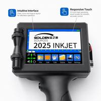 Impresora de Inyección de Tinta Portátil Manual de 12.7mm, Funciona con Batería, para Papel Kraft, Logotipos, Fechas, Códigos de Barras, Botellas de Plástico Térmico
