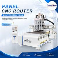 Routeur CNC à Quatre Axes Haute Efficacité 1325 1530 Multi-Mandrin pour Gravure sur Bois, MDF et Acrylique