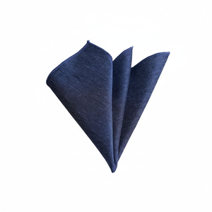 Pañuelo de cuello de algodón estilo vaquero Azul Marino - Product Image 2