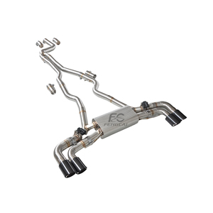Tuyau d'échappement Catback avec silencieux à valve pour BMW M240i M340I 3.0T 2019-2023 Système d'échappement en acier inoxydable Échappement de course Amélioration de la voiture - Product Image 4