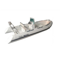 Petit bateau gonflable en aluminium, bateau à côtes, nouveau design 2019