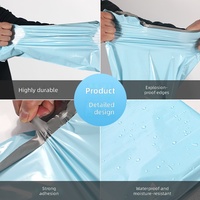 Personnalisez votre propre sac d'emballage épais, coloré, mat, imperméable et auto-scellant pour le transport et la livraison express