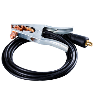 Abrazadera de tierra de soldadura de cobre tipo americano con Cable - Product Image 1