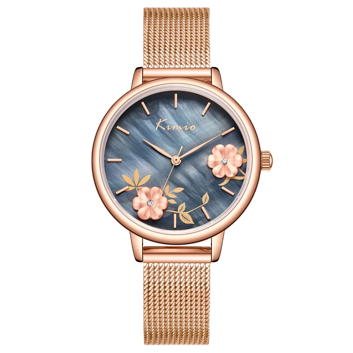 Minimalistic OEM Wristwatch Custom Logo Rose Gold Women Watch