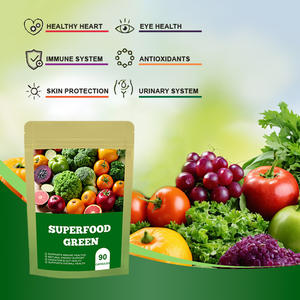 Suplemen Makanan Utuh Organik Alami Superfoods Buah dan Sayuran dalam Bentuk Kapsul dengan Vitamin dan Mineral - Product Image 3