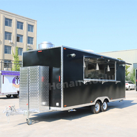 Chariot de friture mobile haut de gamme, caravane rapide, chariot de nourriture pour milkshake au chocolat