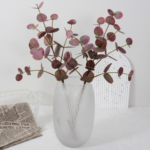 Feuilles d'eucalyptus artificielles Flower Delight, 75 cm, PVC souple, effet 3D tactile, fleur décorative pour la maison, accessoires de mariage - Product Image 3