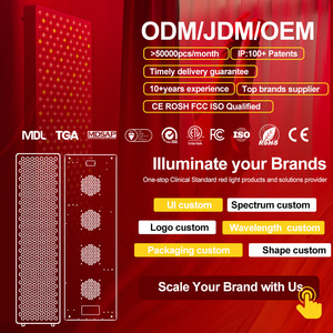 แผงไฟบำบัดแสงสีแดง ILUXRED OEM Revel ขนาดใหญ่ แบบตั้งพื้น ครอบคลุมทั้งร่างกาย 9 คลื่น สำหรับห้องซาวน่า - Product Image 3