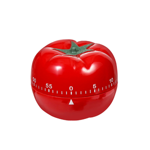 Temporizador mecánico de cocina con forma de tomate de plástico para el hogar - Product Image 2