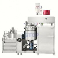 Homogénéisateur de crème cosmétique à double cylindre hydraulique, mélangeur émulsifiant sous vide, machine à double enveloppe en acier inoxydable
