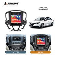 Cadre de navigation automobile pour Buick Regal 2014-2017, cadre en plastique pour tableau de bord, kit de cadre