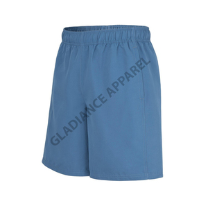 Pantalones Cortos Deportivos de Gimnasio para Hombre, Ligeros, Tejidos, con Cierre de Cremallera Decorativo, Cordón Ajustable, Secado Rápido, para Clima Cálido - Product Image 1