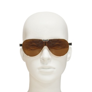 Trendy Büyük Boy Pilot Şeklinde Metal Punk Güneş Gözlüğü Altın Çerçeve Özel Logo Polarize Siyah Lensler UV400 Yüksek Kalite Unisex - Product Image 6