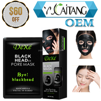 DEXE Masque facial noir peel-off grande quantité, bon prix, vente chaude, soin de beauté, prix usine, marque privée, OEM