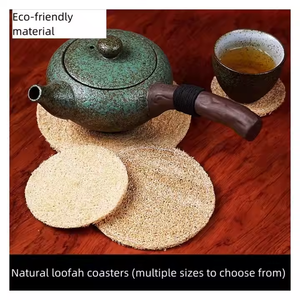 Sous-verres et supports de thé traditionnels en forme de gourde en soie, isolants, aux couleurs naturelles, accessoires de thé - Product Image 6