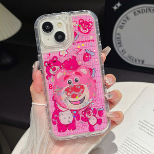 איכות גבוהה 360 הגנה מלאה מנצנצת תיק טלפון כיס נוזל 50pro g24 כוח - Product Image 4