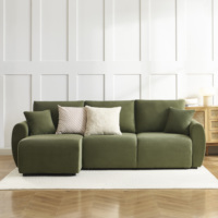 Sofá reversible y convertible con almacenamiento Muebles de salón Sofá cama convertible moderno de lujo