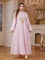 Robe de mode musulmane du Moyen-Orient pour femmes, Abaya de luxe avec paillettes, robes de soirée élégantes, Kaftan de Dubaï, vêtements islamiques pour femmes