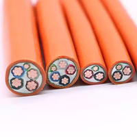 AS/NZS 5000.2 X-90 600V XLPE-isoliertes PVC-Mantelkabel, 4-adrig, 3-phasig, orange, rundes Kabel für Haushaltsverteilerkästen